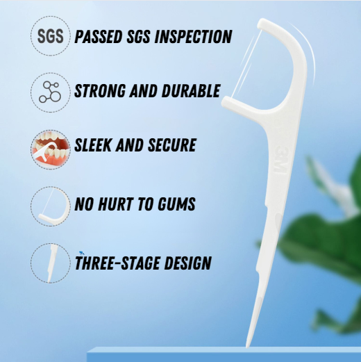 3M Compact Dental Floss Safe Care Disposable Strong 150PCS 3M牙线细滑牙线棒安全 CuteHart