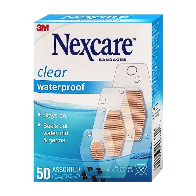 3M Nexikon Invisible Bandage Breathable Transparent Waterproof 50 Pieces 3M耐适康隐形创口贴防水透气止血