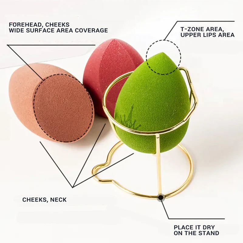 AMORTALS Airspace Makeup Sponge Puff Set 3PCS 尔木萄星空美妆蛋超软粉扑美妆蛋组合装 CuteHart
