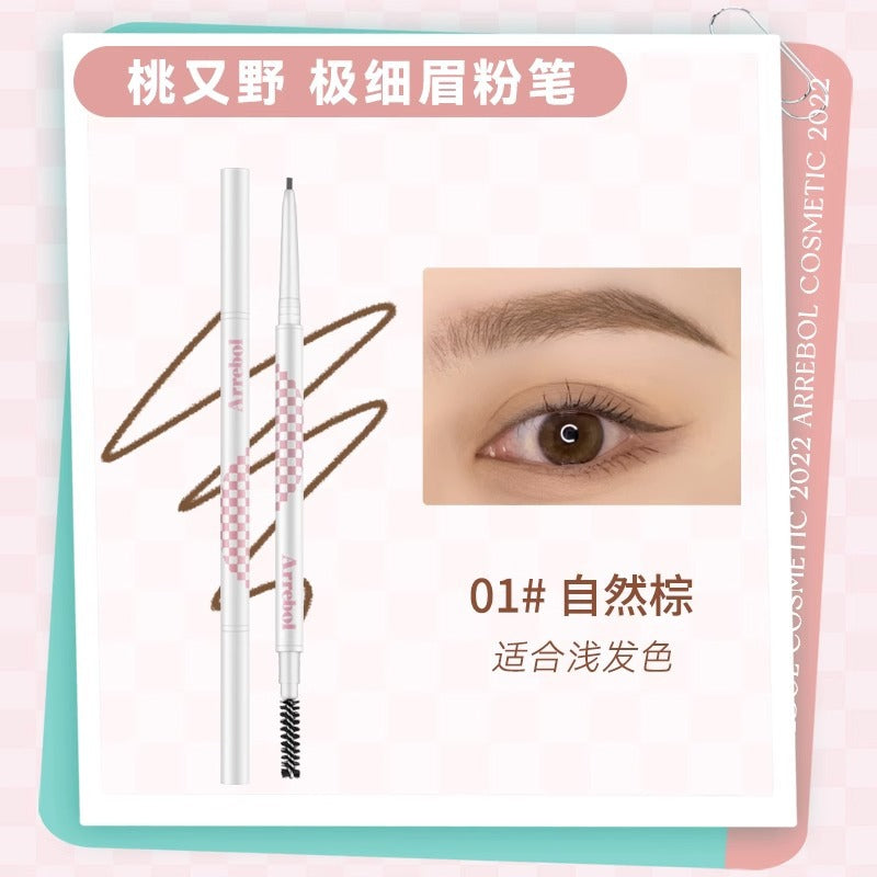 Arrebol Ultra Thin Waterproof Eyebrow Pencil 0.07g 桃又野极细塑形防水眉笔