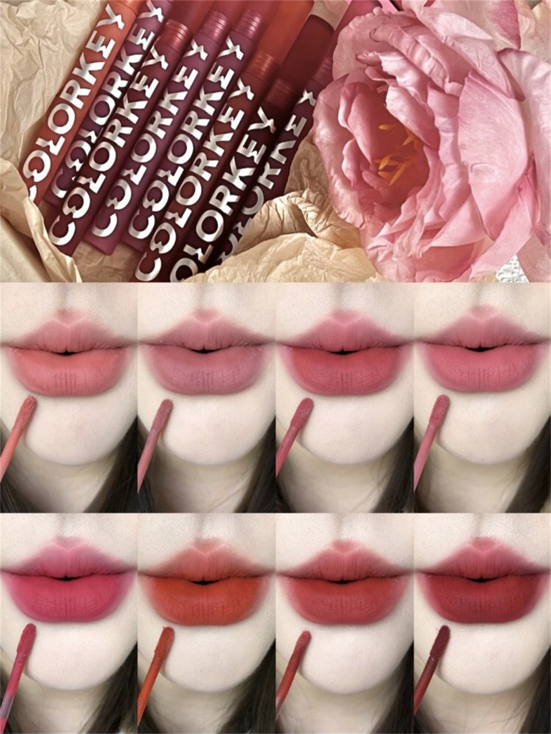 COLORKEY Colacci Velvet Collection Air Lip Glaze Spring/Summer Edition 1.7g 珂拉琪丝绒系列空气唇釉春夏版