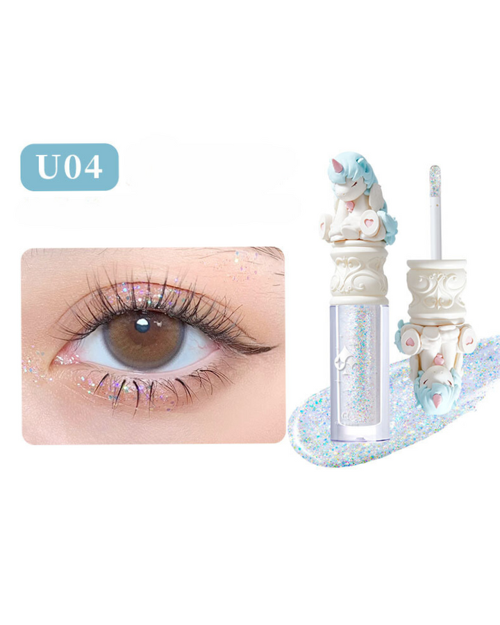 CuteRumor Unicorn Series Glitter Pearlescent Liquid Eyeshadow 可爱物语独角兽系列闪亮珠光液体眼影 3.2g