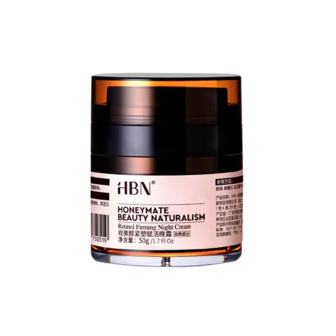 HBN Double Retinol Firming Anti-aging Night Facial Cream 1.0 50g HBN视黄醇抗衰老晚间面霜