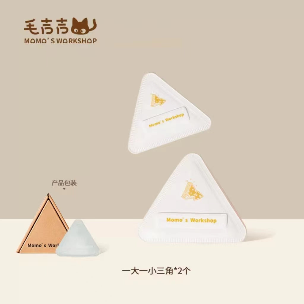 Momo's Workshop Cheese Air Triangle Makeup Puff 毛吉吉芝士空气三角粉扑