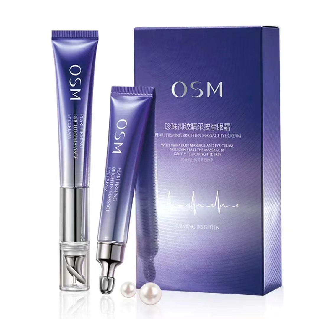 OSM Pearl Firming Brighten Massage Eye Cream 20ml 欧诗漫珍珠御纹晴采按摩眼霜