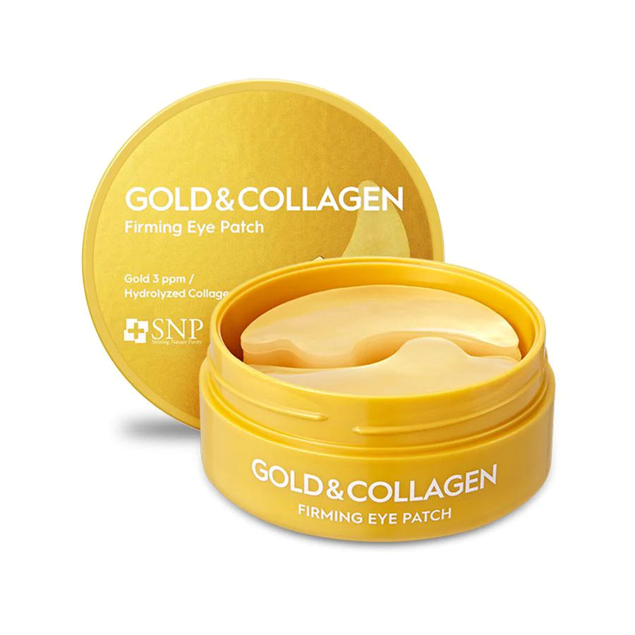 SNP Gold Collagen Firming Eye Patch 60Pcs 斯内普爱神菲黄金胶原蛋白弹润眼膜