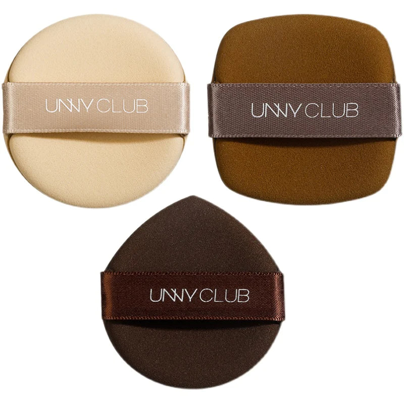 UNNY CLUB Multifunction Makeup Puff 3PCS 悠宜多效海绵定妆干湿两用气垫粉扑3枚装