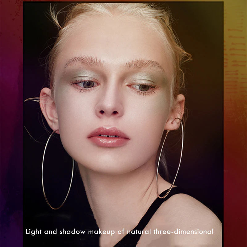 UNNY Organic 3-color Face Contour Palette 8g 悠宜三色高光一体修容盘