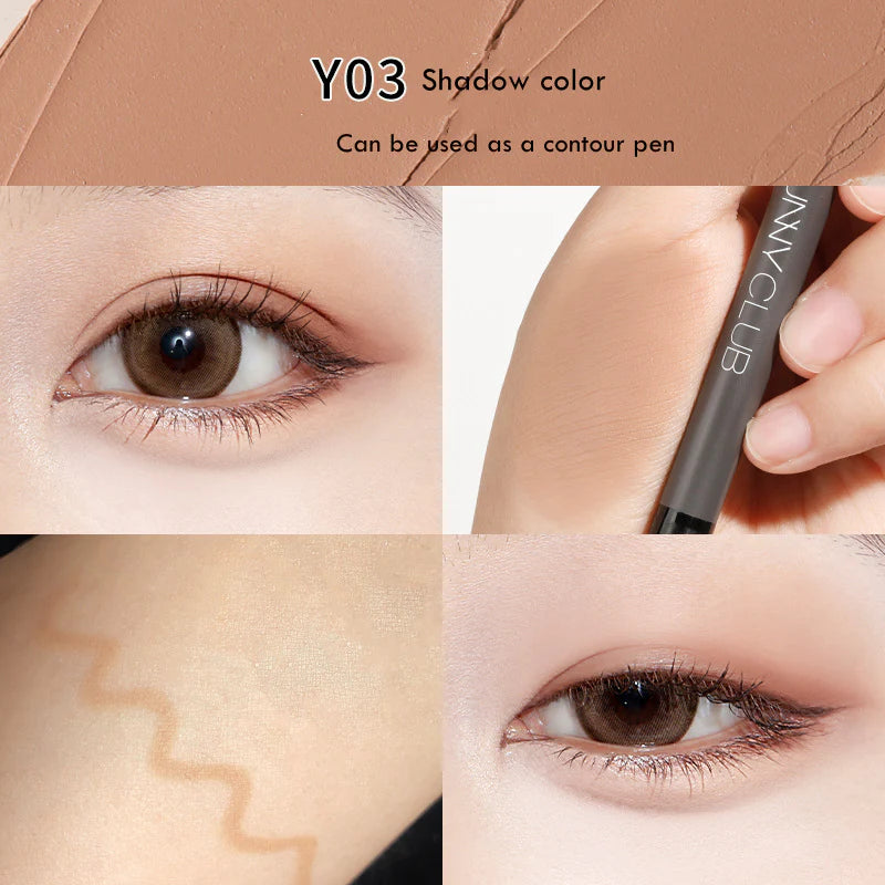 UNNY  Shiny Contour & Highlighter Pen 0.3g 悠宜卧蚕笔提亮高光两用