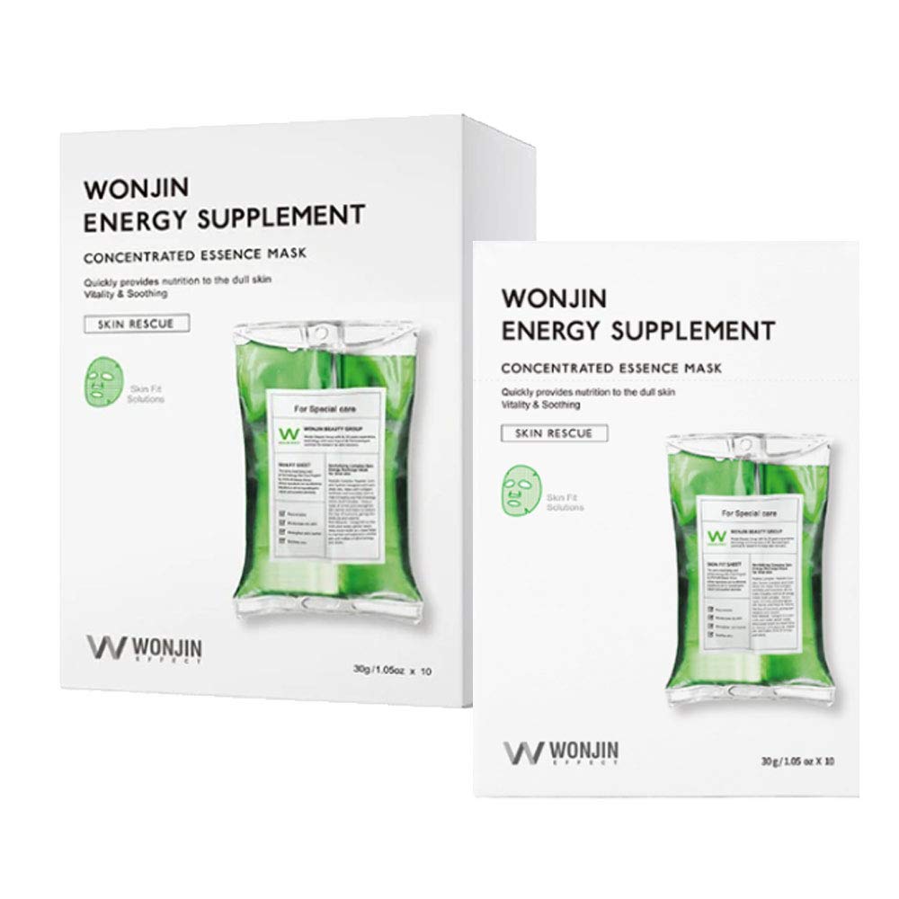 WONJIN Energy Supplement Concentrated Essence Mask 30ml*10Pcs 原辰焕能新生滋养面膜