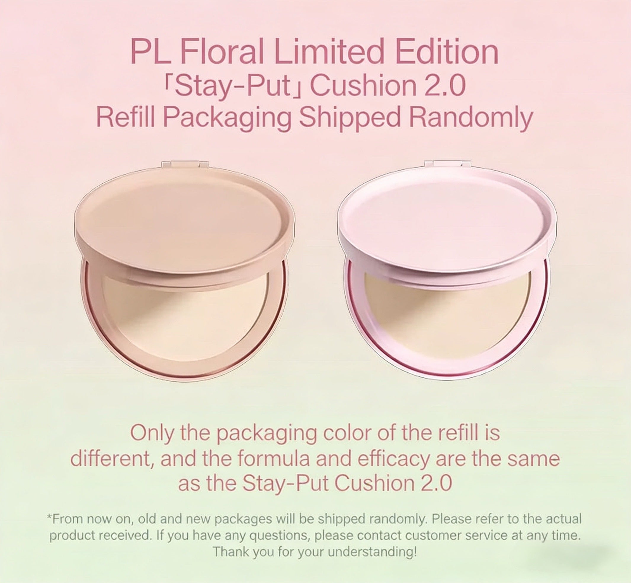 Passional Lover Floral Essence Limited Edition Fluffy Sunscreen / Fluffy Matte Long-Lasting Cushion Cream 12g 恋火花意限定绒绒防晒/绒雾持妆气垫霜