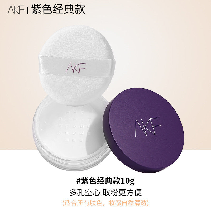 AKF Moisturizing Lasting Oil Control Makeup Powder AKF保湿持久控油散粉 10g