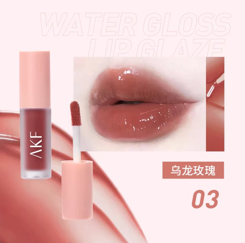 AKF Water Gloss Lip Glaze 1.3g AKF水光唇釉