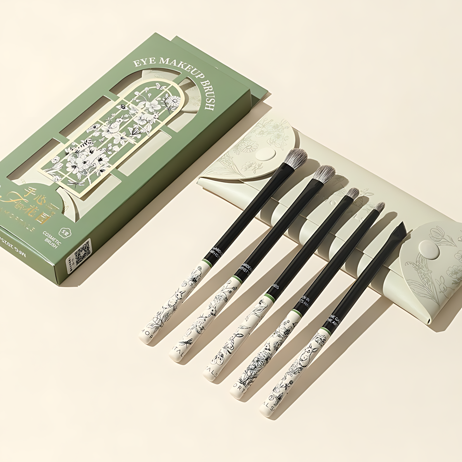 AMORTALS Artist Series Palm Garden Eye Brush Set 6pcs 尔木萄艺术家系列手心的花园眼部套刷
