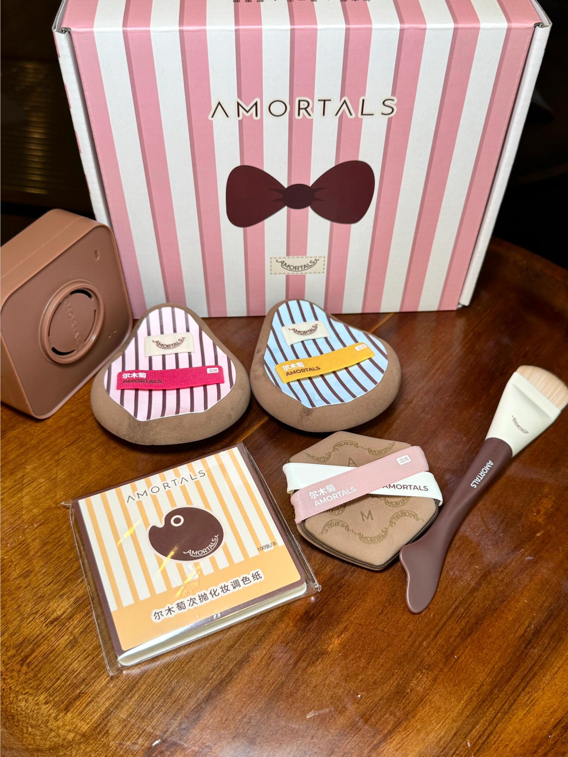 AMORTALS OK Base Makeup Tools Set 6pcs/box 尔木萄OK底妆工具套盒