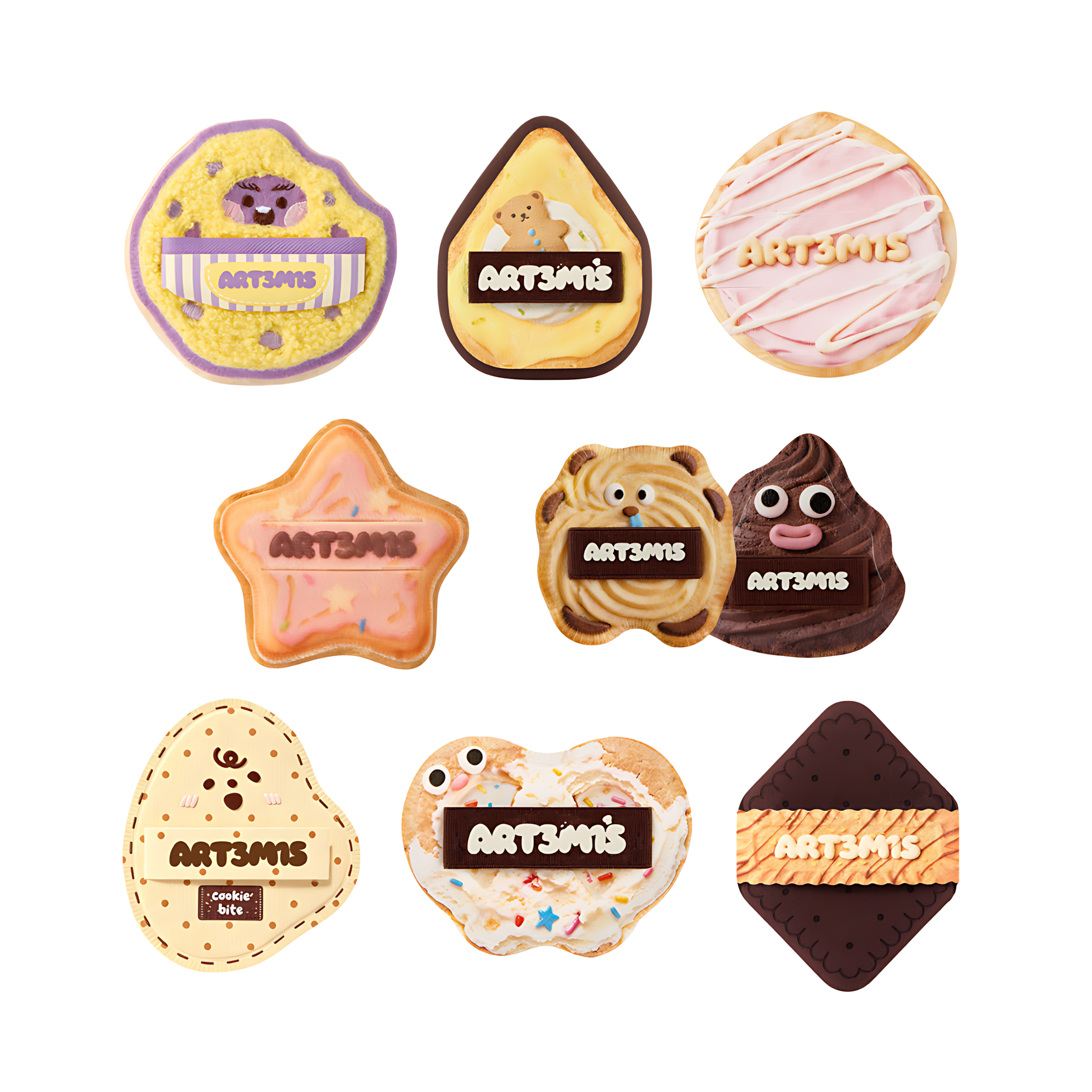 ART3M1S Afternoon Cookie Fantasy Series Powder Puff 凹凸迷思午后曲奇幻想系列粉扑