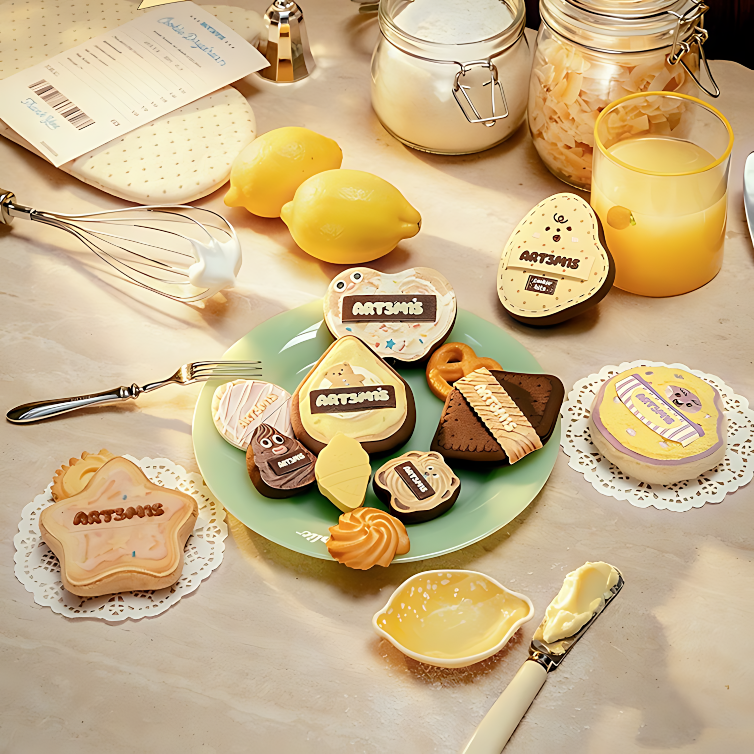 ART3M1S Afternoon Cookie Fantasy Series Powder Puff 凹凸迷思午后曲奇幻想系列粉扑