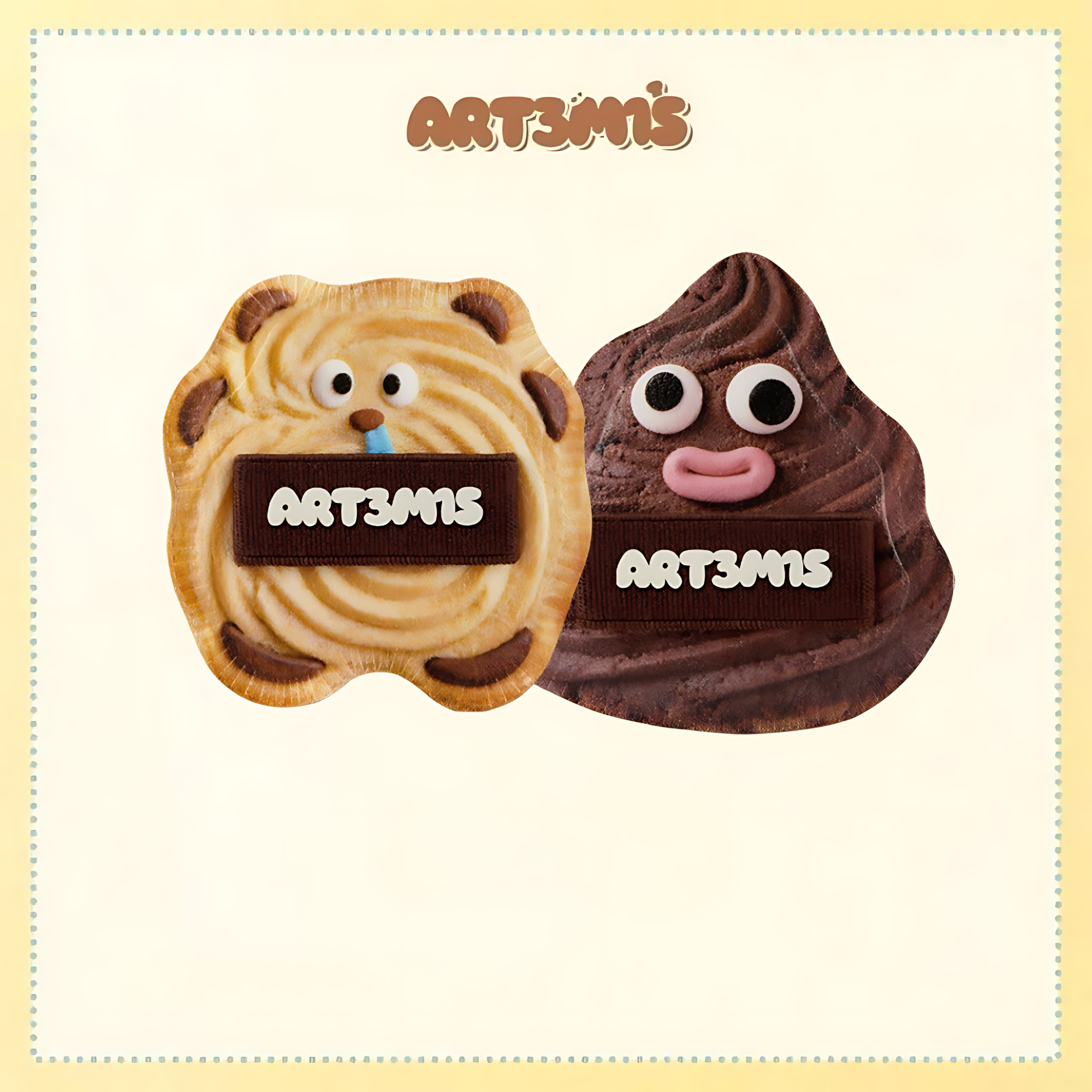 ART3M1S Afternoon Cookie Fantasy Series Powder Puff 凹凸迷思午后曲奇幻想系列粉扑