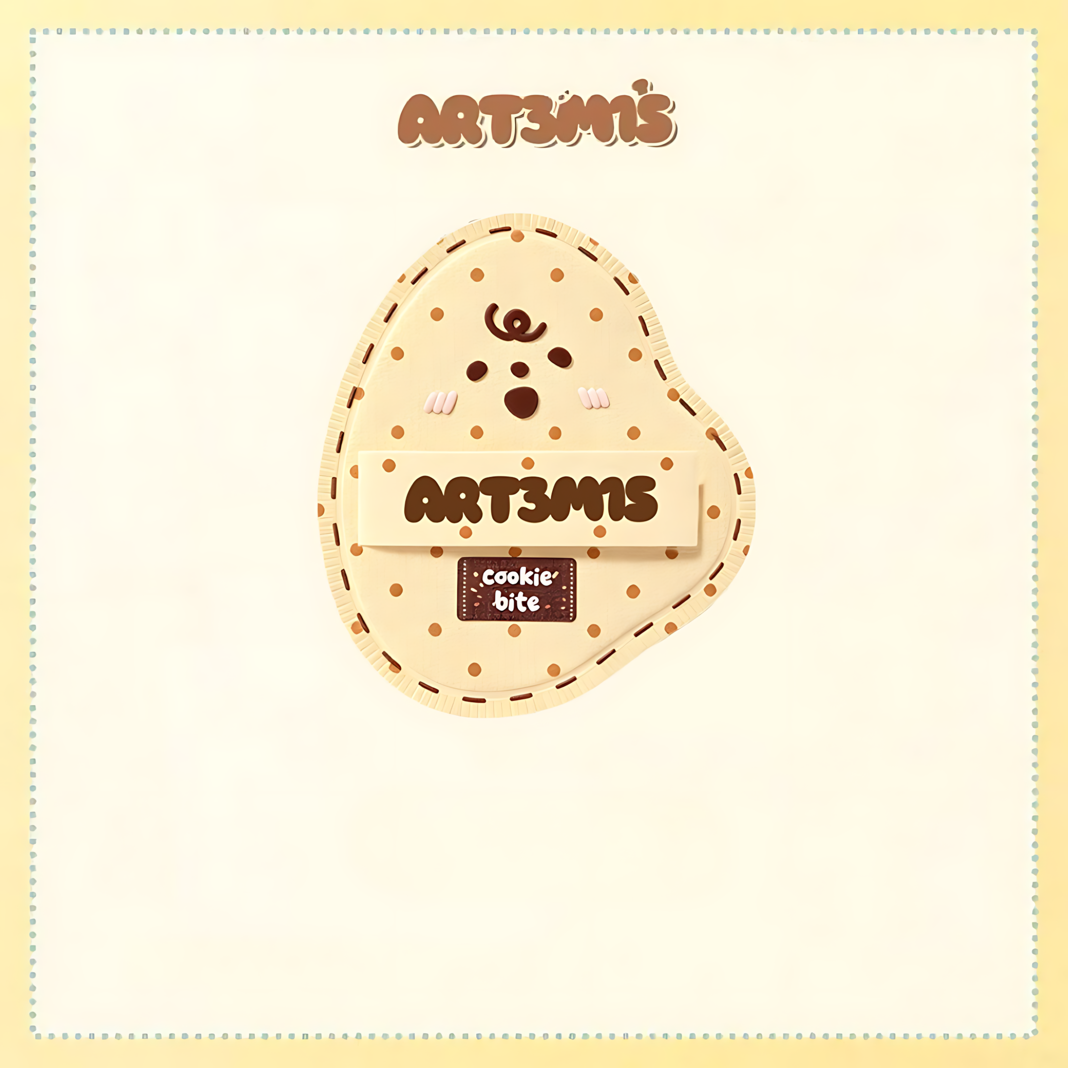 ART3M1S Afternoon Cookie Fantasy Series Powder Puff 凹凸迷思午后曲奇幻想系列粉扑