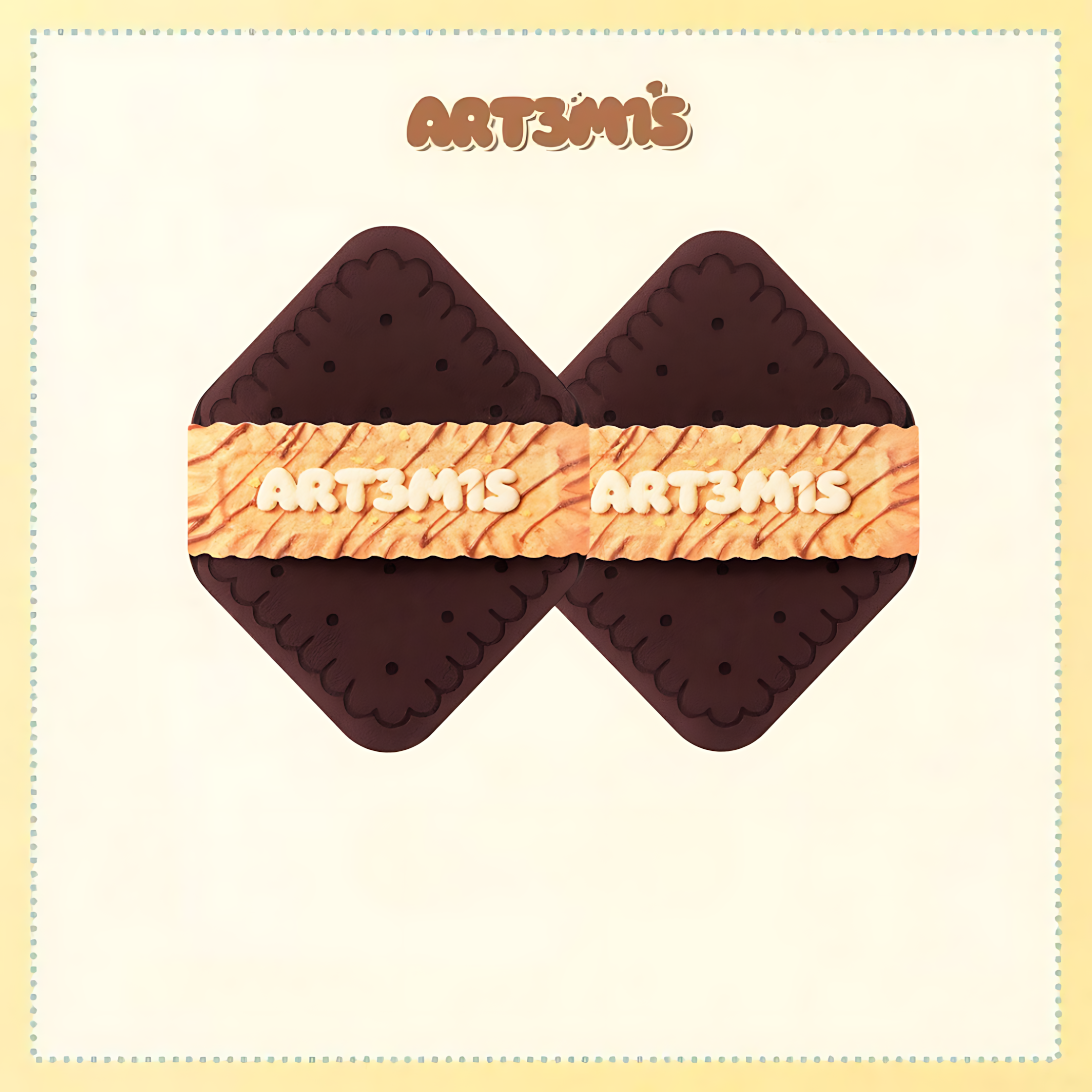 ART3M1S Afternoon Cookie Fantasy Series Powder Puff 凹凸迷思午后曲奇幻想系列粉扑