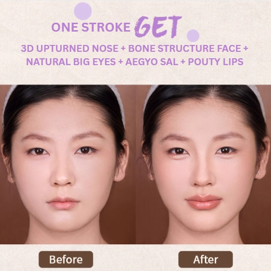 ART3M1S Double-ended Contour Pen For Creating Concave Shapes 1.25g 凹凸迷思凹造型双头修容笔