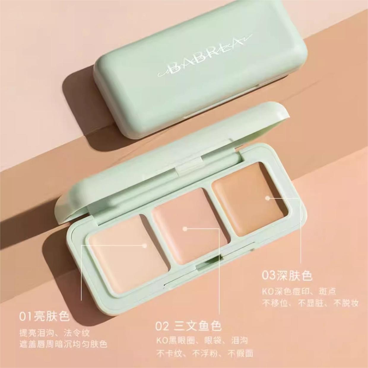 Tiktok/Douyin Hot BABREA Color Correcting Concealer Palette 3.9g 【Tiktok抖音爆款】芭贝拉滤镜修颜遮瑕盘