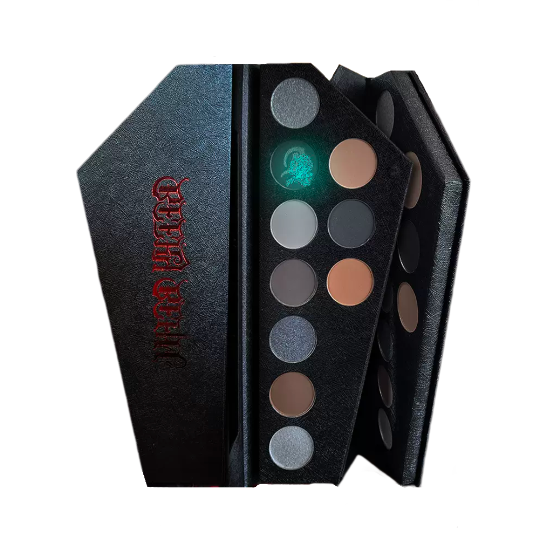 BEEKY BEAM Gothic Dark Coffin Box 10-Color Eyeshadow Palette BEEKY BEAM哥特暗黑棺材盒十色眼影盘