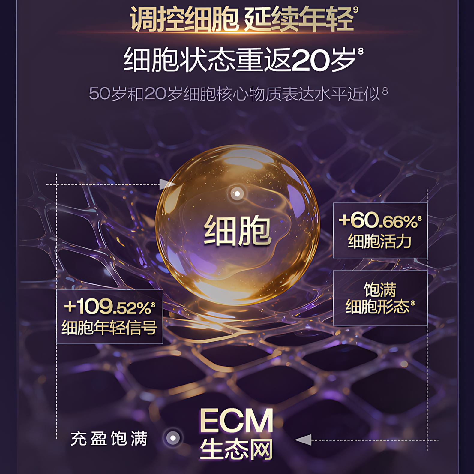 BIOHYALUX Elasticity Filler Anti-Wrinkle Essence Cream 2.0 17g/50g 润百颜紧致充盈淡纹精华面霜2.0