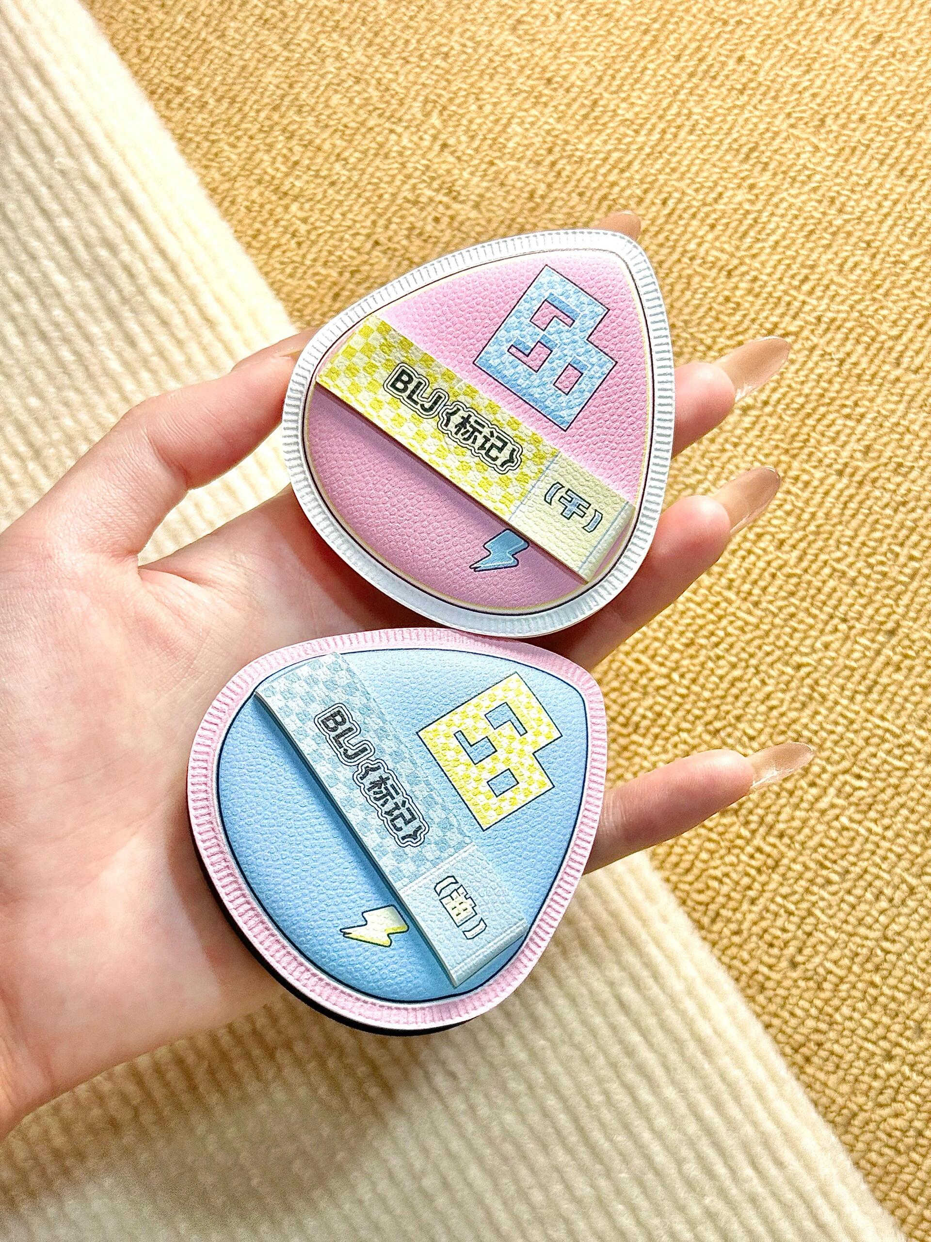 BLJ Laboratory Series Skin Type Makeup Puff 3pcs/box 标记实验室系列分肤质粉扑