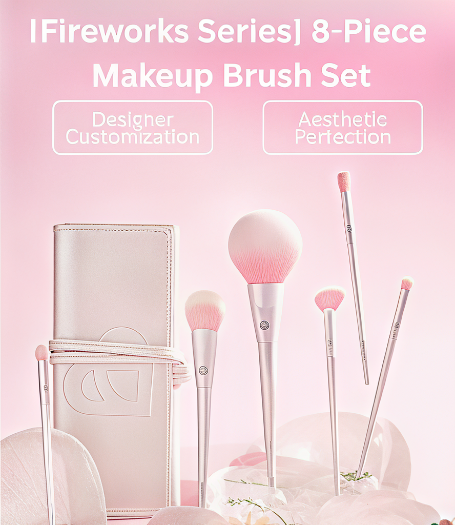 BLJ Fireworks Series 8-Piece Makeup Brush Set 3.0 标记烟火系列8支化妆刷套装3.0