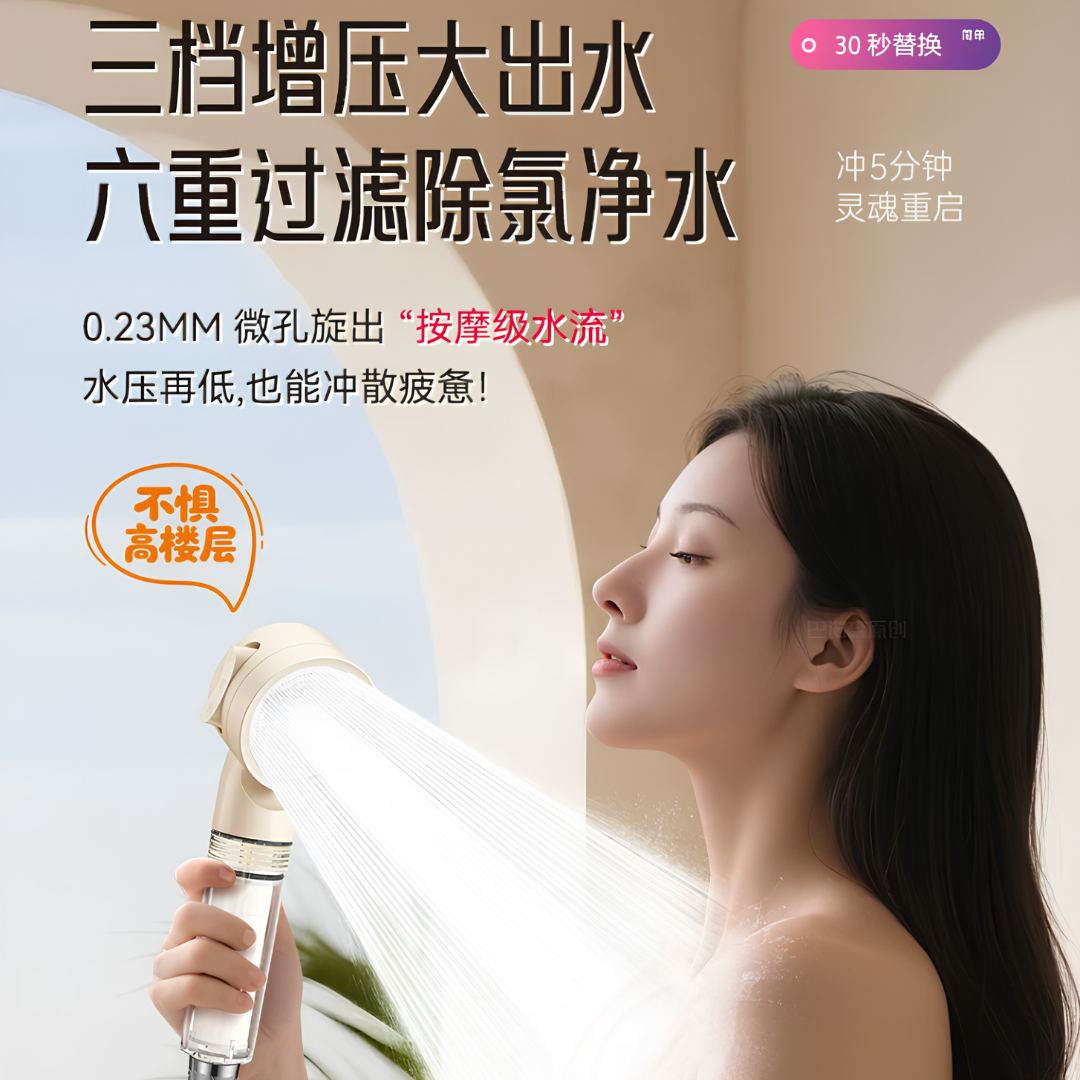BNSOEN Travel Mini Shower Head 巴诺森旅行小花洒