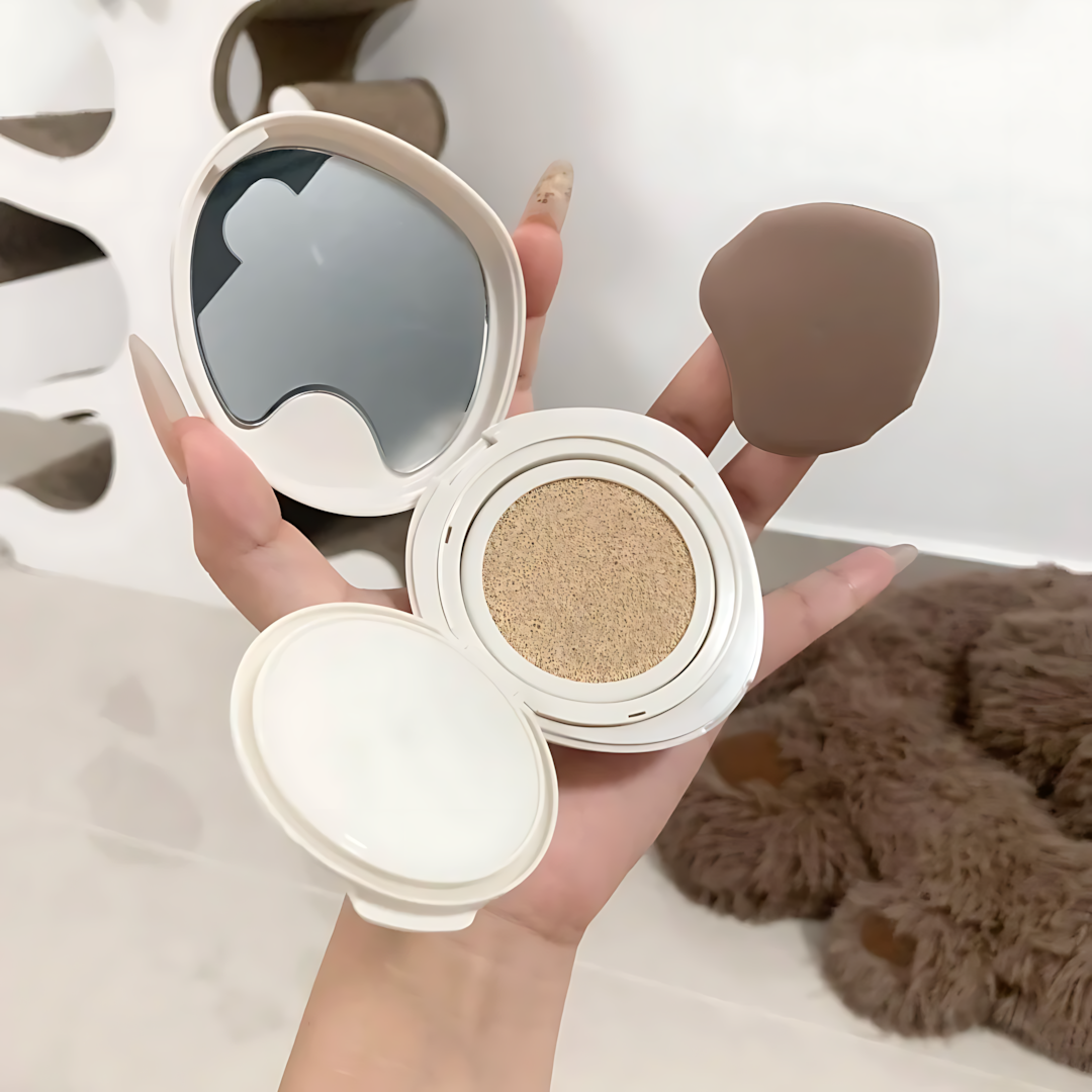 Tiktok/Douyin Hot BTINGVE Collagen & Velvet Radiant Air Cushion 12g+12g*2(refill)【Tiktok抖音爆款】八角亭胶原奶绒光气垫霜