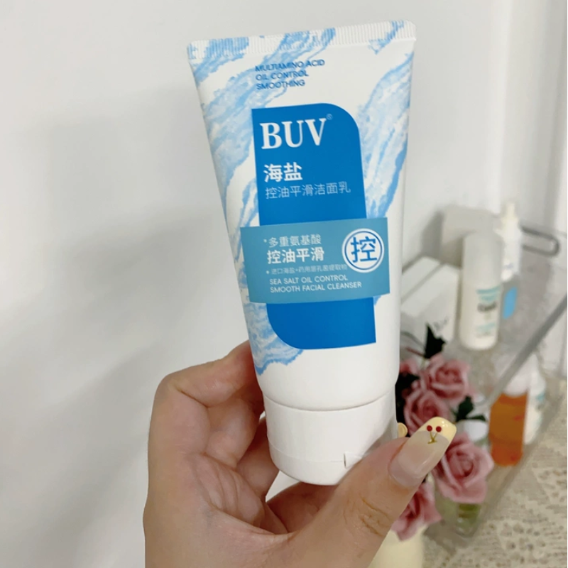 BUV Sea Salt Oil Control Smooth Facial Cleanser 100ml BUV海盐控油平滑洁面乳