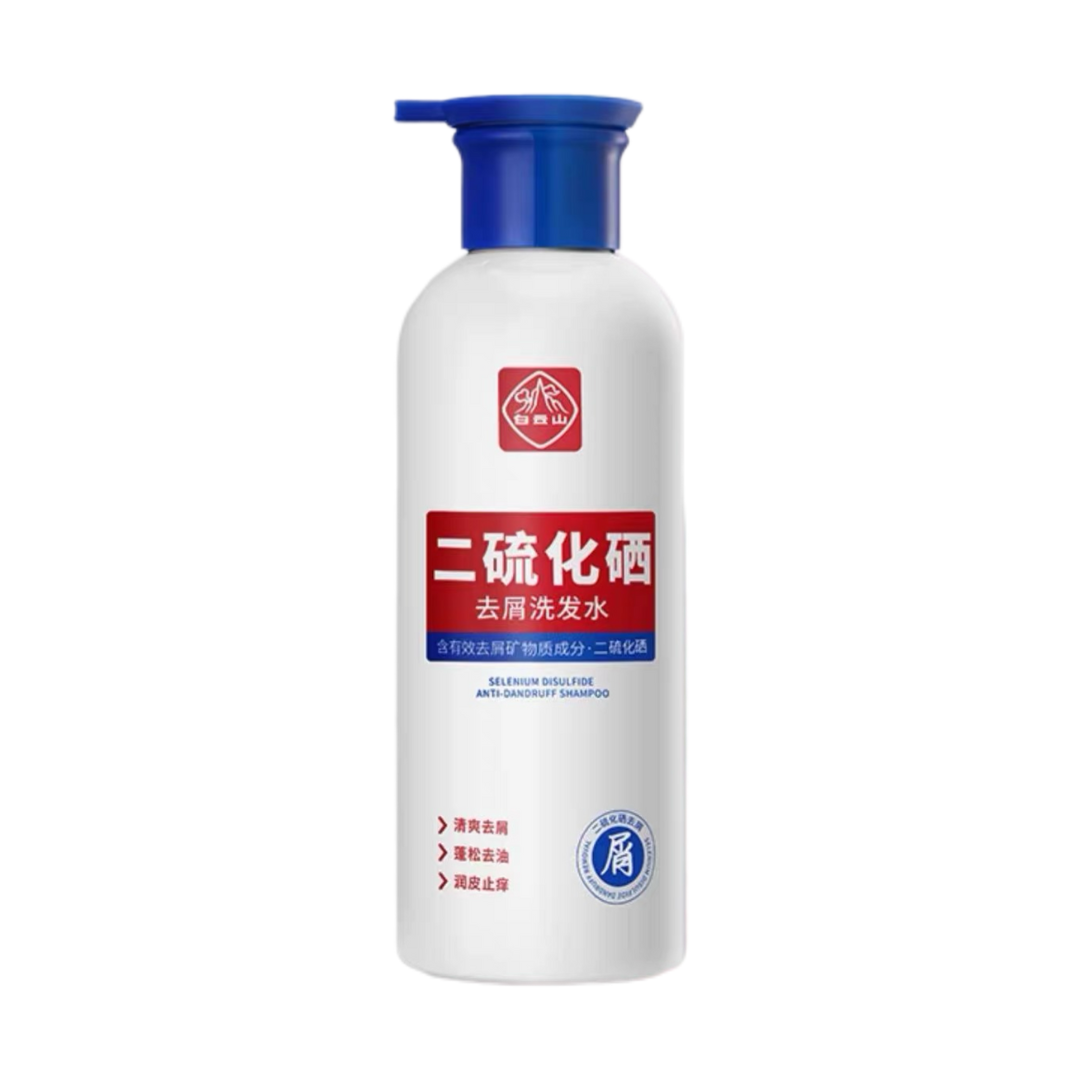 Bai Yun Shan Selenium Disulfide Anti-Dandruff Anti-Itch Shampoo 400ml 白云山二硫化硒去屑洗发水