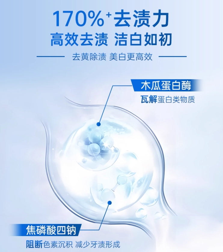 Tiktok/Douyin Hot Bai Yun Shan Whitening Fresh Toothpaste【Tiktok抖音爆款】白云山美白清新牙膏