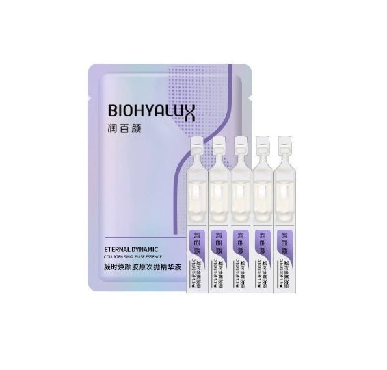 Biohyalux Time Reversal Collagen Single-Use Essence 1.3ml*30pcs 润百颜凝时焕颜胶原次抛精华液