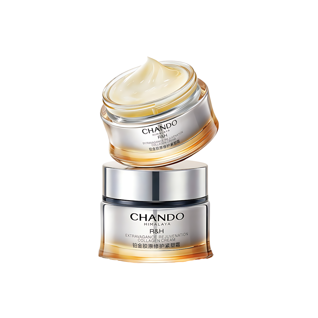 CHANDO Extravagance Rejuvenation Collagen Cream 55g 自然堂铂金胶原修护紧塑霜