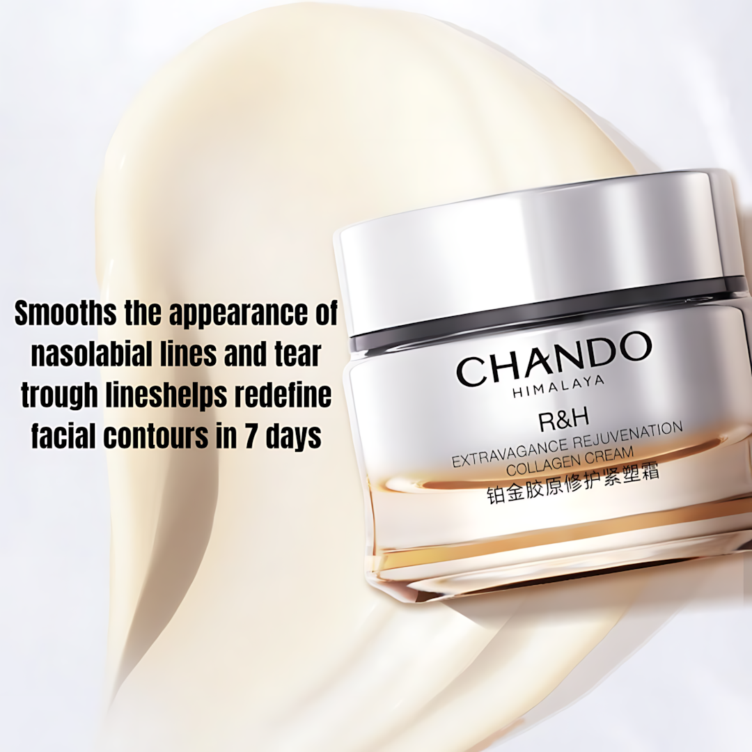 CHANDO Extravagance Rejuvenation Collagen Cream 55g 自然堂铂金胶原修护紧塑霜