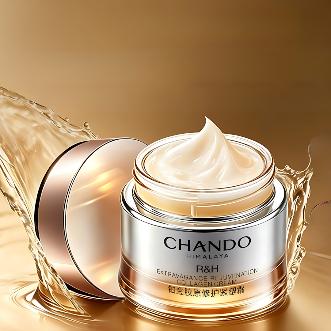 CHANDO Extravagance Rejuvenation Collagen Cream 55g 自然堂铂金胶原修护紧塑霜