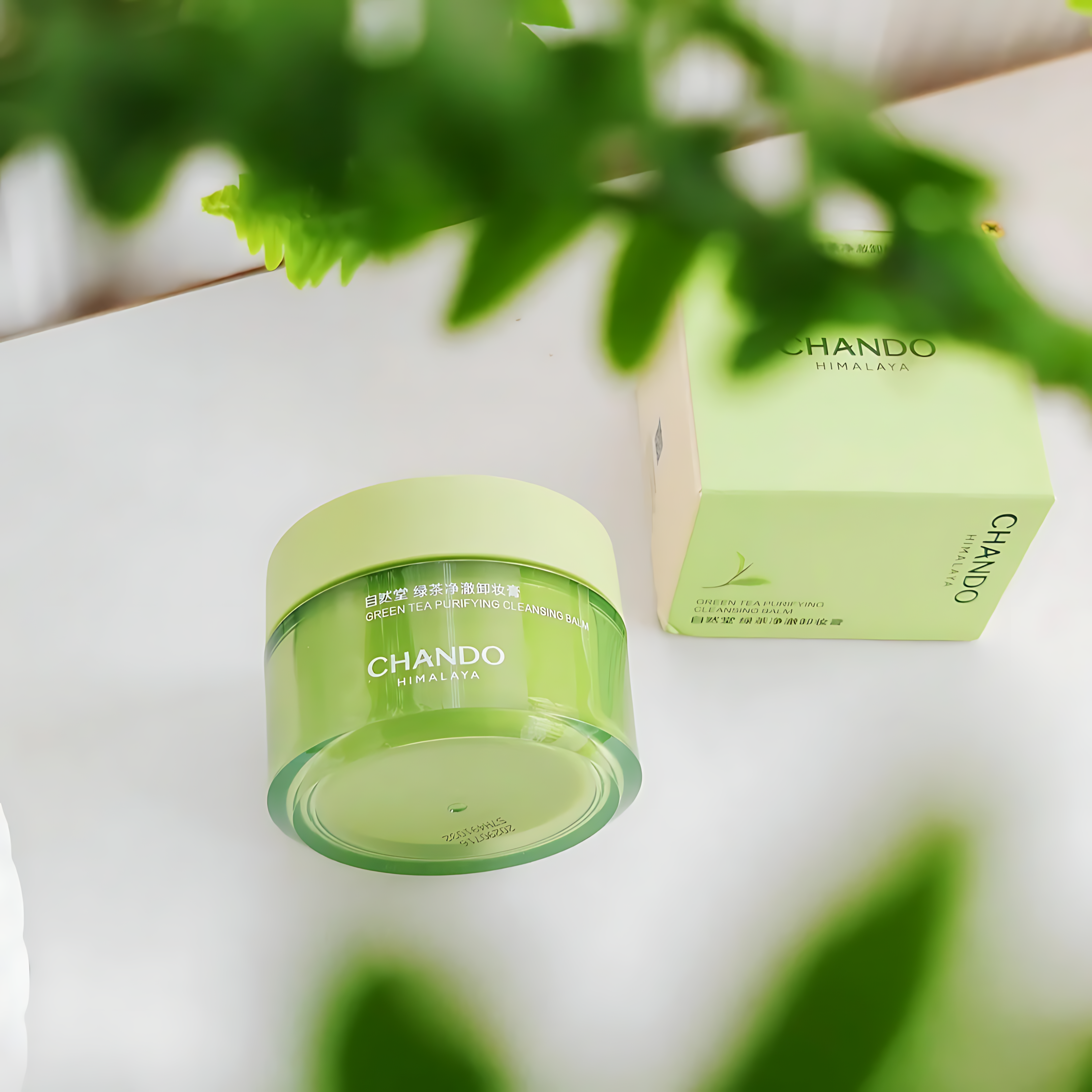CHANDO Green Tea Purifying Cleansing Balm 95ml 自然堂绿茶净澈卸妆膏