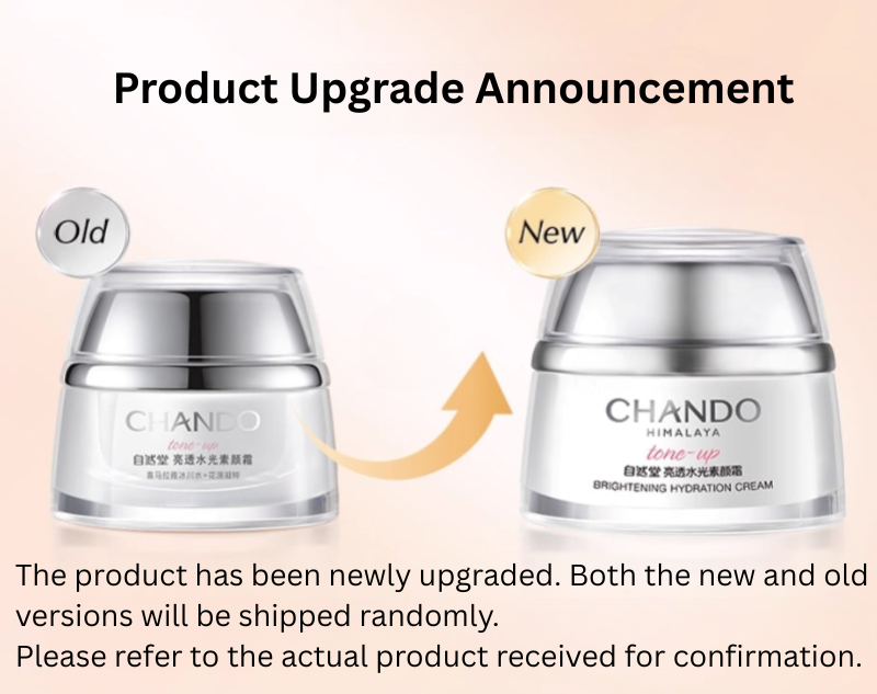 CHANDO Brightening Watery Tone Up Cream 50g 自然堂亮透水光素颜霜