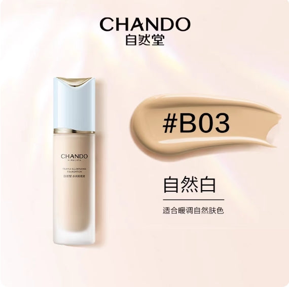 CHANDO Pine Dew Shimmer Foundation 30ml 自然堂松露水光粉底液