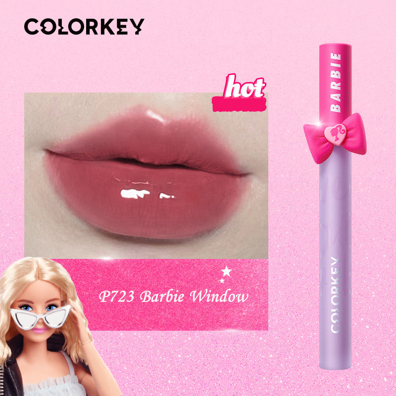 COLORKEY X ELLE Barbie Series Airy Matte & Mirror Lip Glaze 珂拉琪 X ELLE 芭比娃娃系列气质哑光镜面唇釉 1.7g