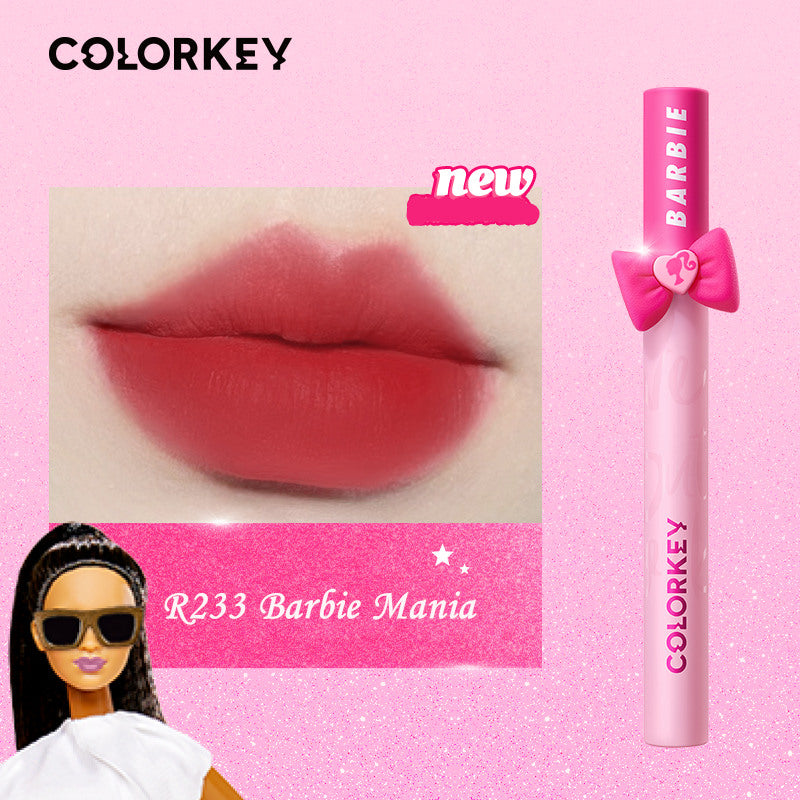 COLORKEY X ELLE Barbie Series Airy Matte & Mirror Lip Glaze 珂拉琪 X ELLE 芭比娃娃系列气质哑光镜面唇釉 1.7g