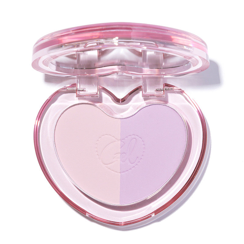 CZEL Creamy Mist Two-Tone Blush Palette 7g 绔姿奶雾双色腮红盘