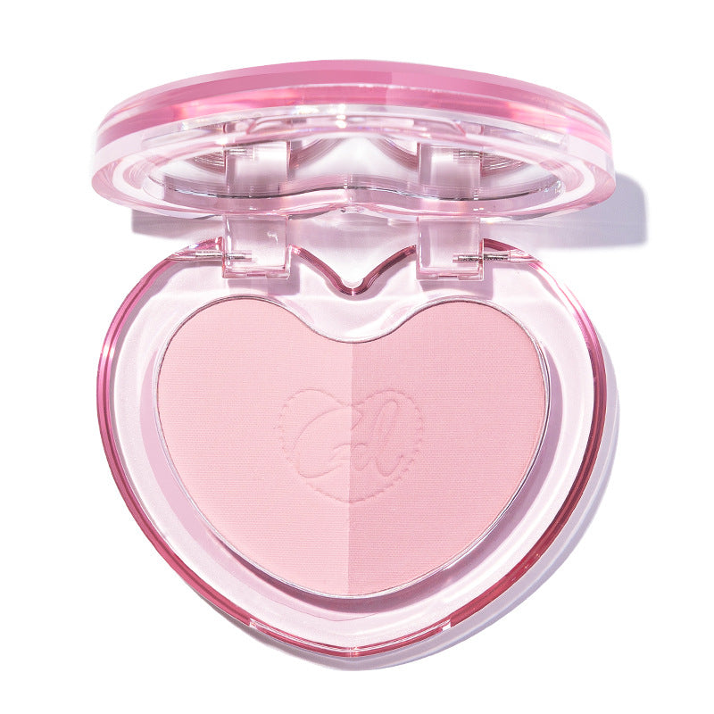 CZEL Creamy Mist Two-Tone Blush Palette 7g 绔姿奶雾双色腮红盘