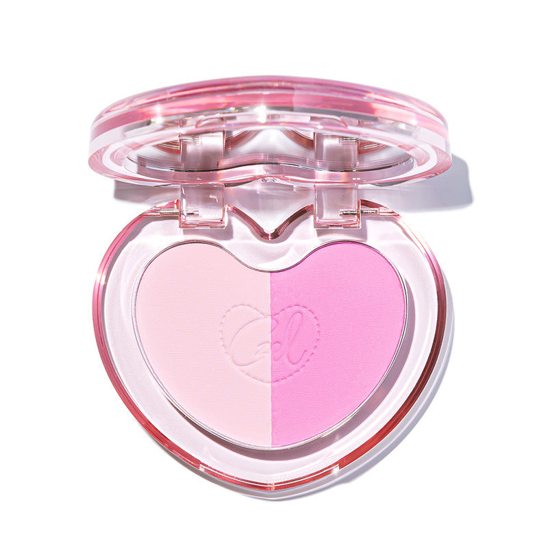 CZEL Creamy Mist Two-Tone Blush Palette 7g 绔姿奶雾双色腮红盘