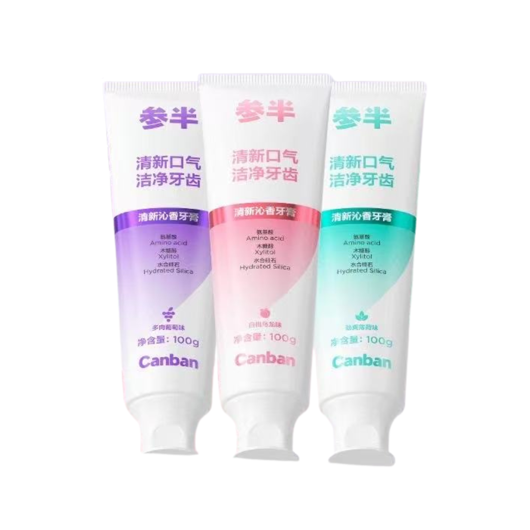 CanBan Fresh & Refreshing Toothpaste 100g 参半清新沁香牙膏 | CuteHart