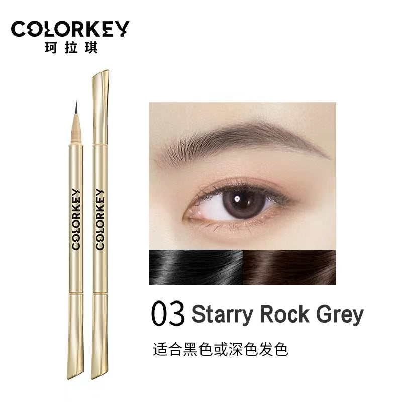 Colorkey Waterproof Long-lasting Smudge-proof Liquid Eyebrow Pencil 珂拉琪防水持久不易脱色水眉笔0.45ml