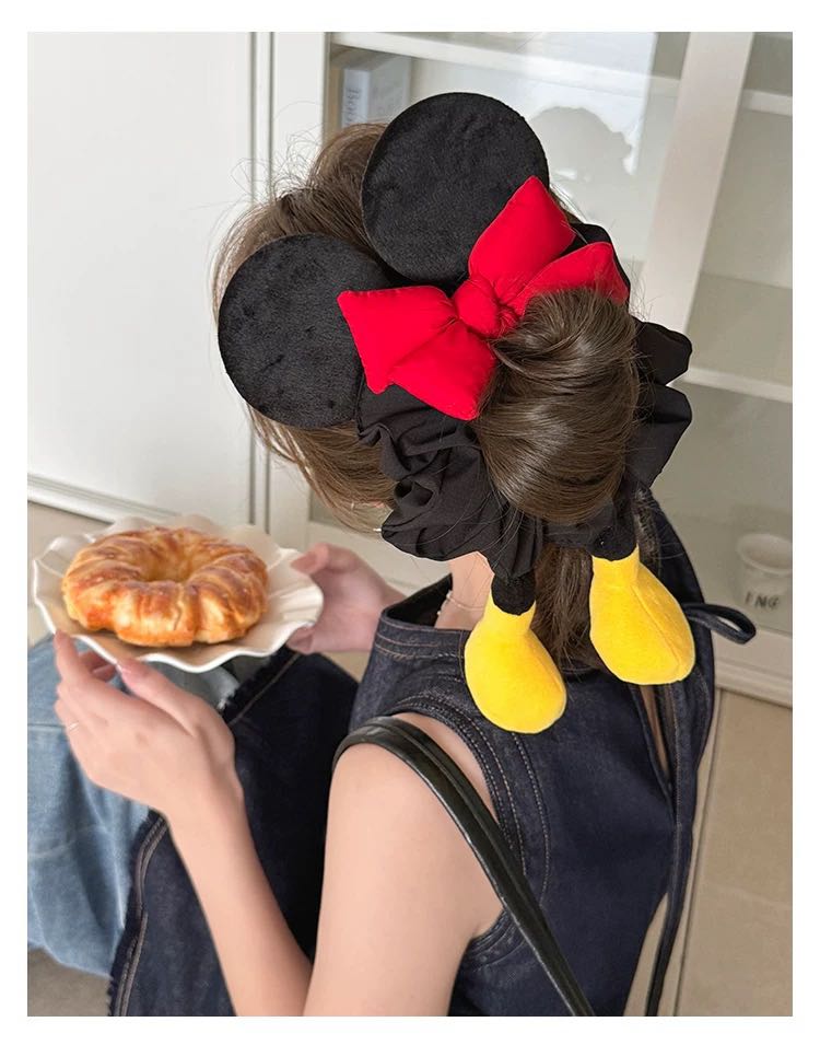 CuteHart Cute Bow Hair Tie - Playful and Sweet Cute Hair Ties to Elevate Your Hairstyle 1pc 可爱蝴蝶结发圈甜美俏皮的可爱发饰